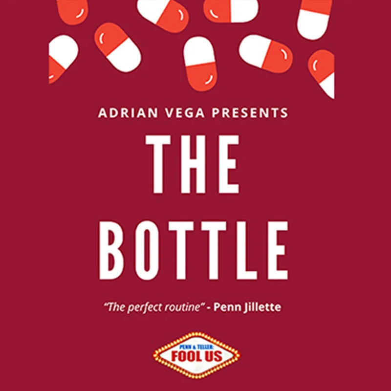 The Bottle by Adrian Vega, Magic Signed Card Appearing in Sealed Bottle Trick