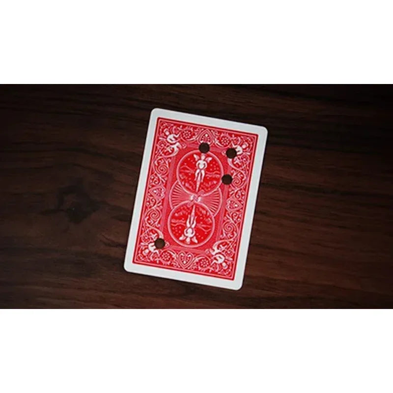 Moving Space Hole on Card Magic Trick