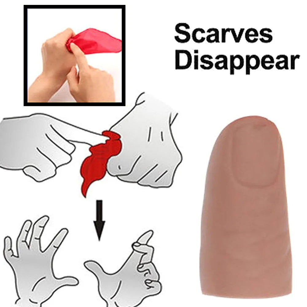 Disappearing Scarf into Finger Magic Trick