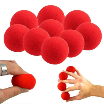 Magic Sponge Ball Red Magic Props Comedy Tricks