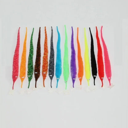 Twisty Magic Worm Trick Caterpillars on a invisible String