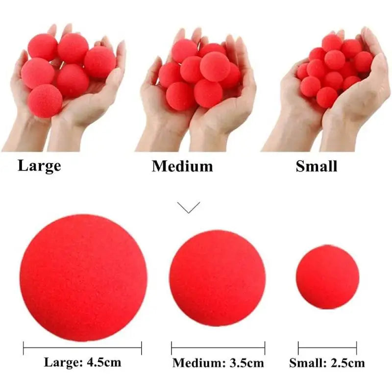 Magic Sponge Ball Red Magic Props Comedy Tricks