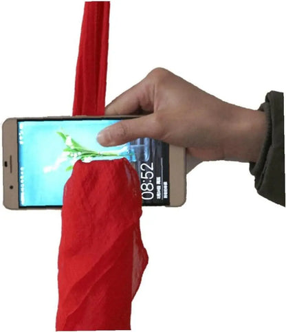 Silk Through Phone Magic Trick