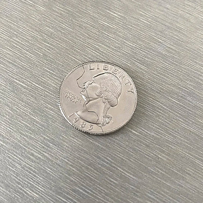 Bite Coin - US Quarter Dollar Coin Magic Trick